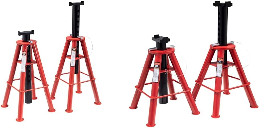10-Ton Pin Type Jack Stands Pair E53162