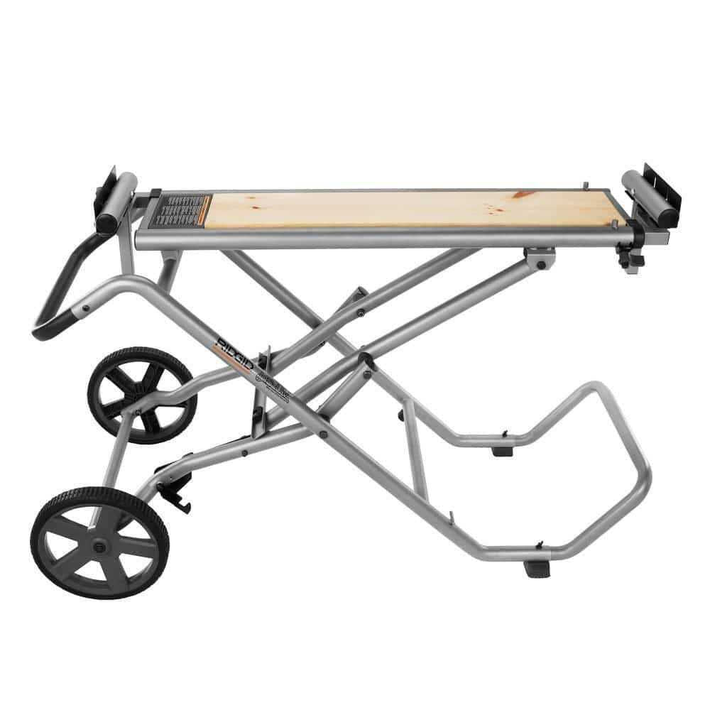 Universal Mobile Miter Saw Stand with Mounting Braces E939804