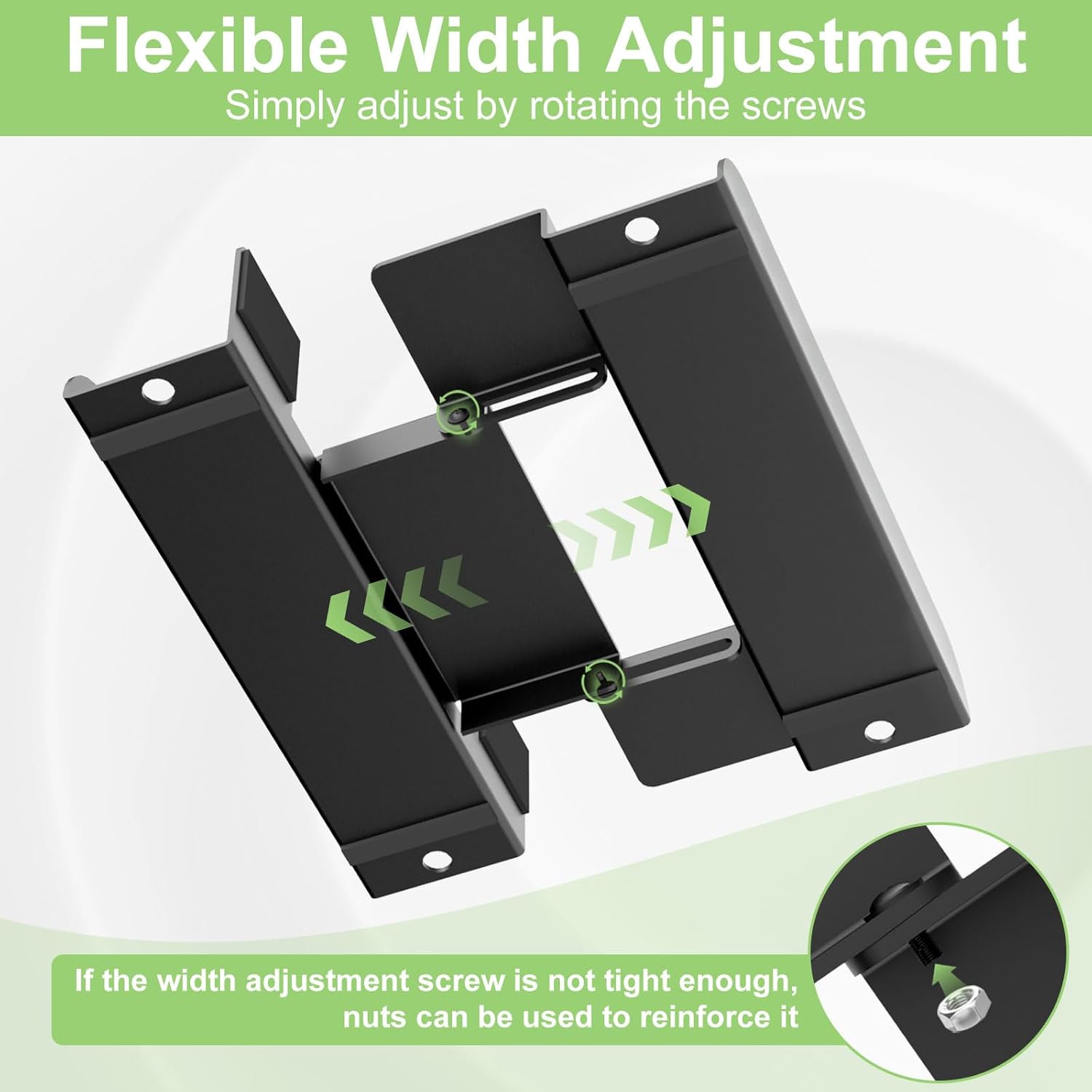Adjustable Vertical Desk Stand for Mini PC T7914