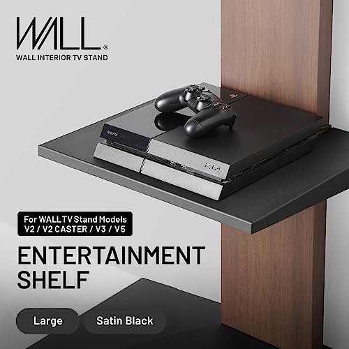 Satin Black Entertainment Shelf J707865