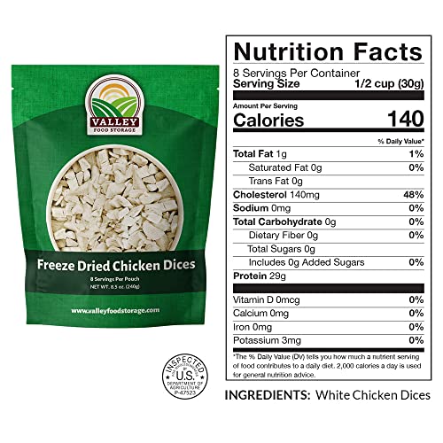 76 Serving Freeze Dried Meat & Rice Bucket Emergency Food Supply I833309