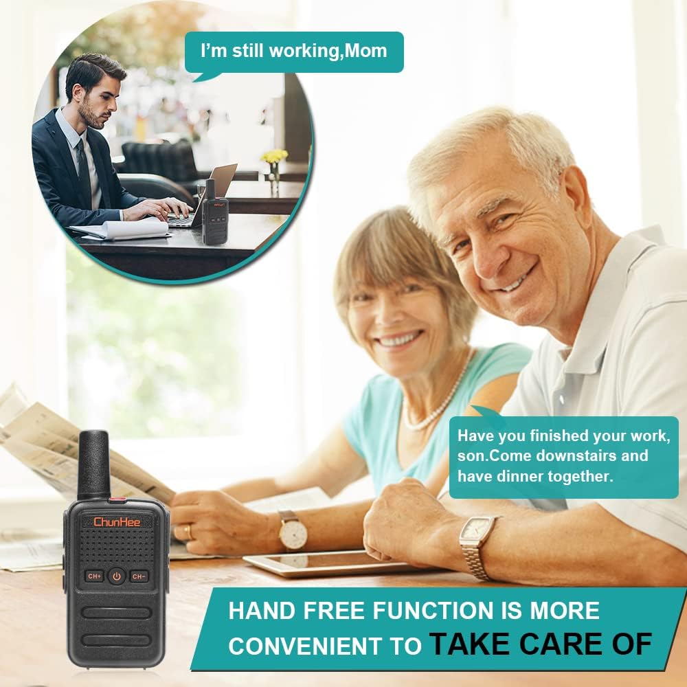 4 Pack Wireless Intercom System D7040