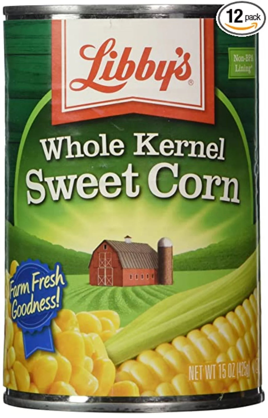 15 Oz Cans Whole Kernel Sweet Corn, Quantity of 8 I6551