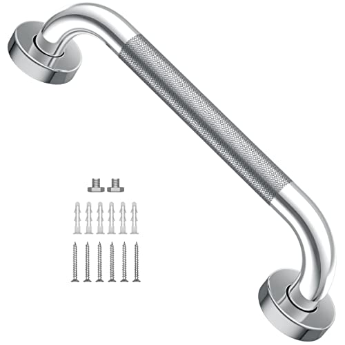 12 Inch Anti Slip Chrome Finish Stainless Steel Bath Grab Bar I2194