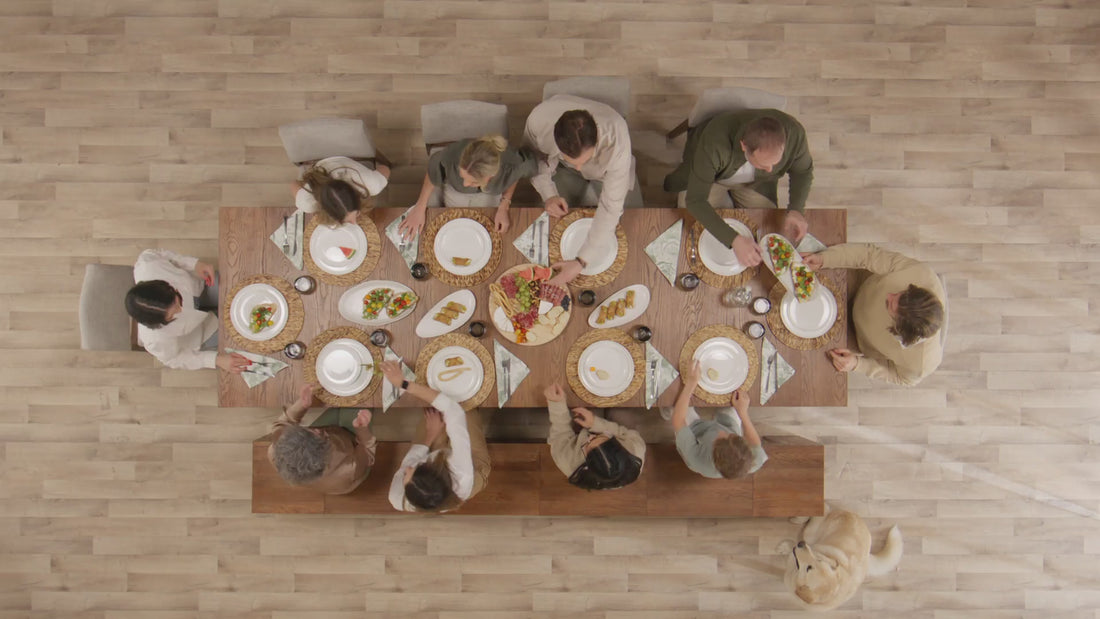6 in 1 Long Banquet Table for 12 People M62894