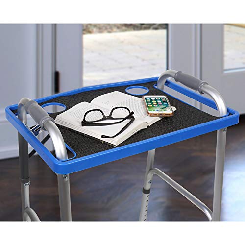 Black Non Slip Walker Tray Table (21"x16") X9297