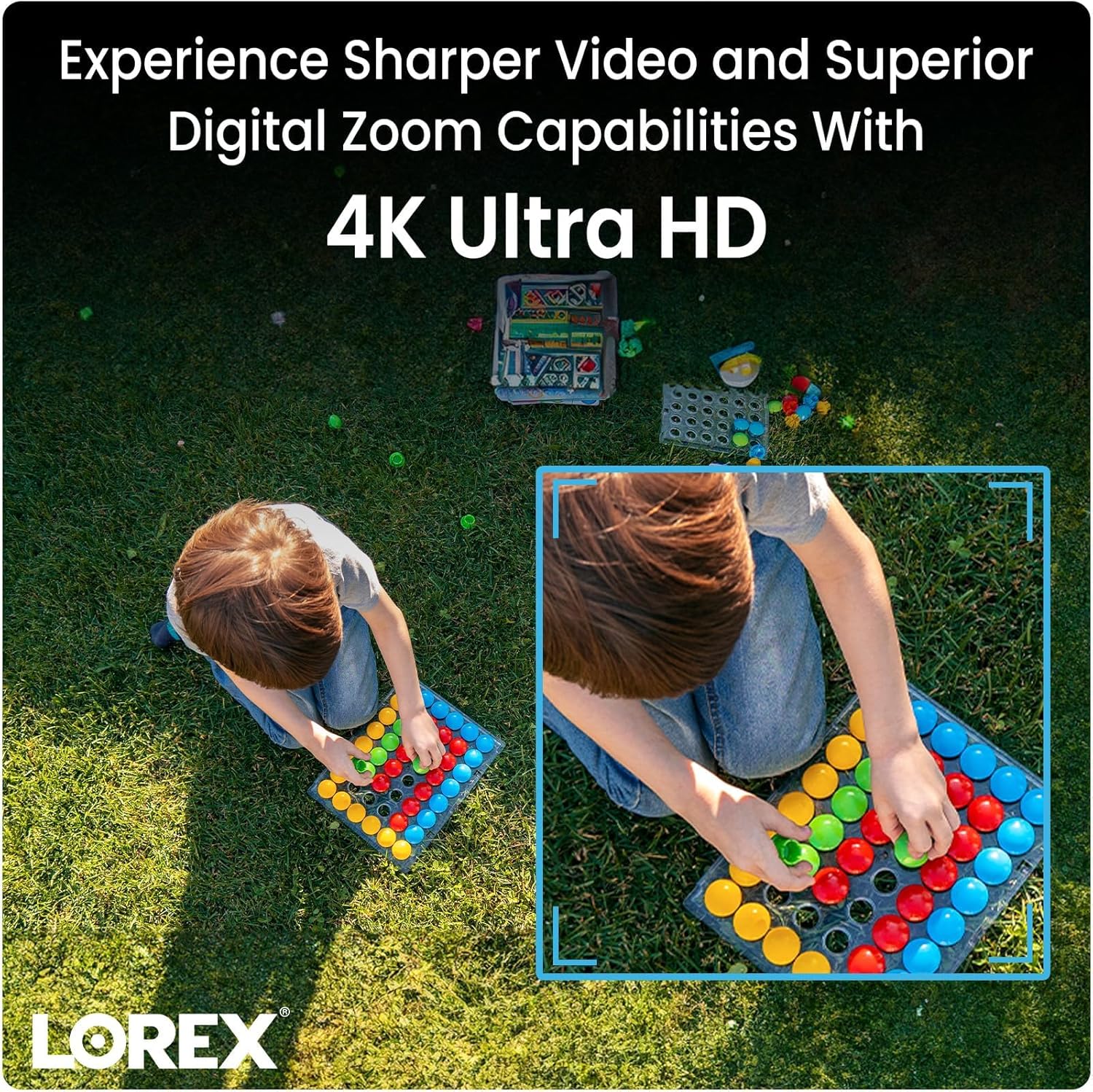 4K 12-Channel 2TB DVR with 2 4K WiFi 6 Indoor/Outdoor Cameras V2365