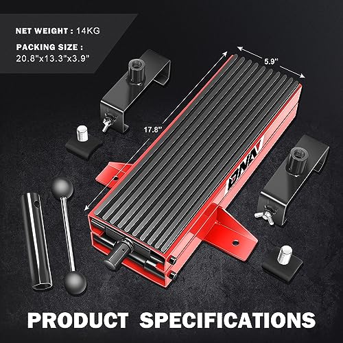 Motorcycle Lift Table 1000lbs Capacity Black J55684