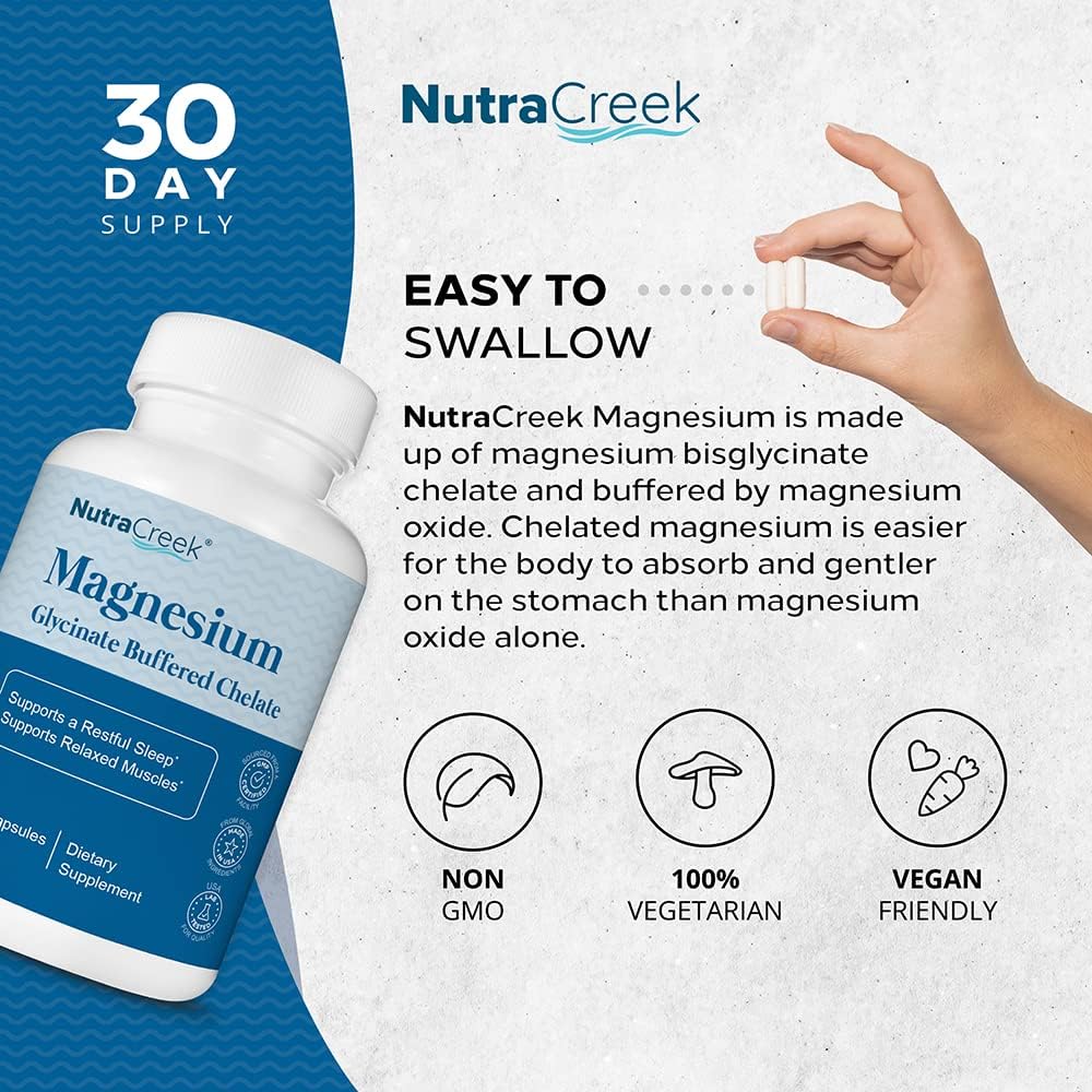 Magnesium Glycinate 400mg 60 Capsules S451