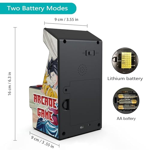 Mini Arcade Machine with 156 Classic 16-Bit Video Games L933236