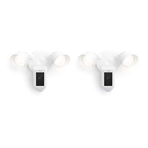 White Floodlight Cam with 1080p HD video C304