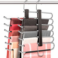 4 Pack White Stainless Steel Pant Hangers R1065