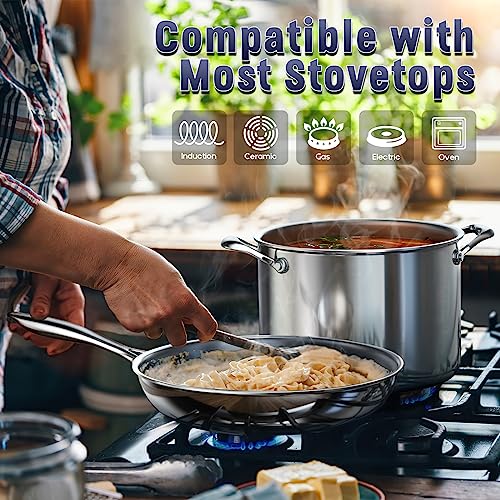 Stainless Steel Stockpot 8-Quart with Lid U6319