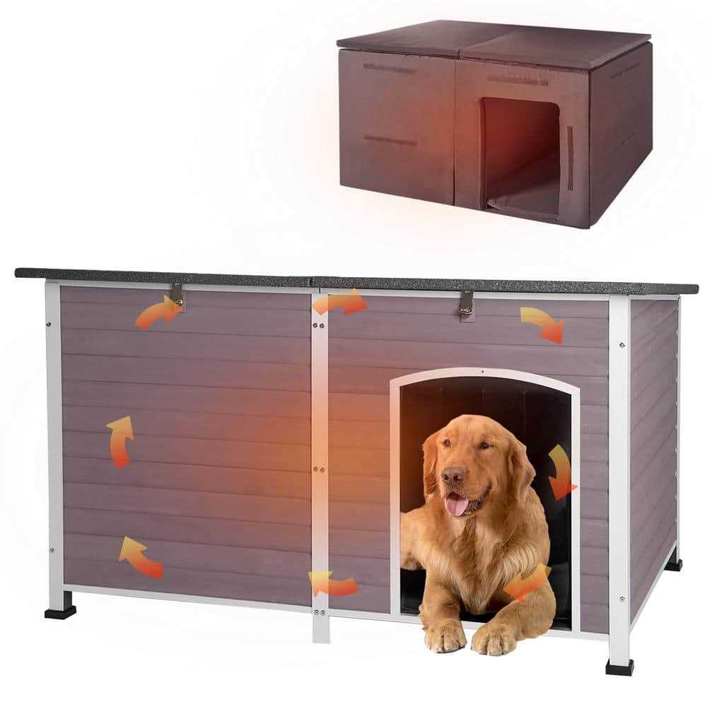 Extra Large Insulated Dog House with Soft Liner H5785