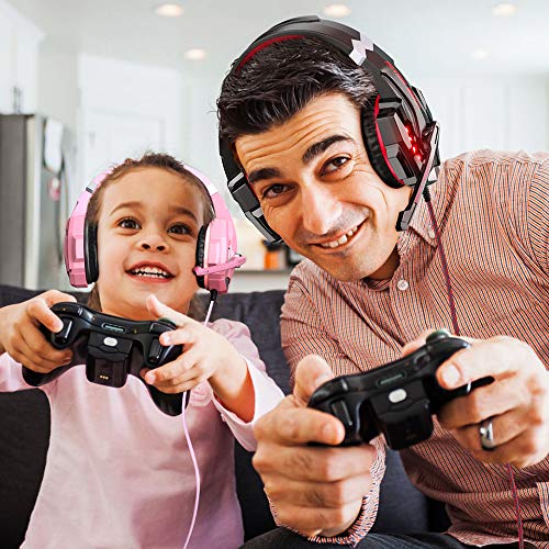 Stereo Gaming Headset with Mic, Noise Cancelling Over Ear Headphones, 7.1 Surround Sound J527