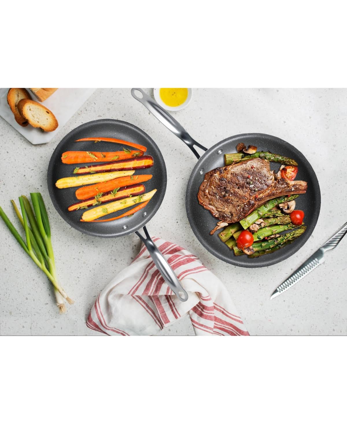 20 Piece Nonstick Cookware and Bakeware Set E7974
