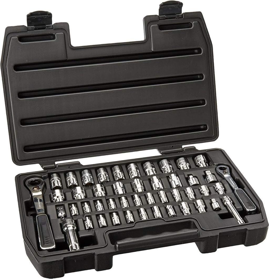 46 Pc. 1/4" & 3/8" Drive 6 Pt. Mechanics Tool Set P862585