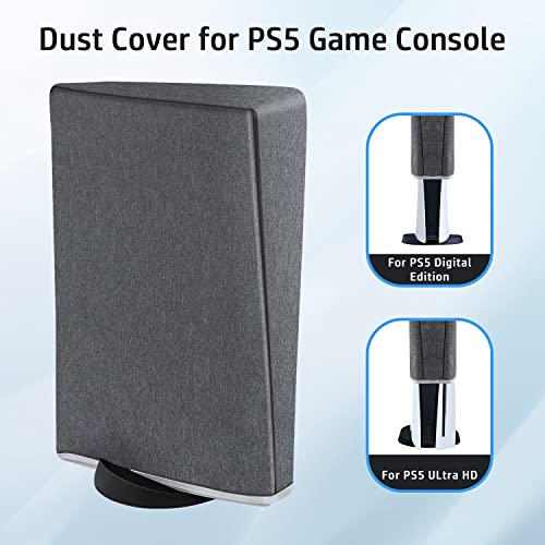 Black Dust Cover for PS5 V3705
