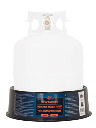 40 Pound Steel Propane Tank Cylinder with OPD Valve, White C877306