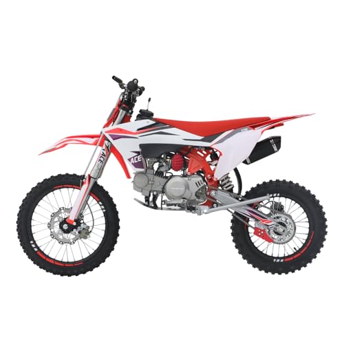 125CC Dirt Bike, 4-Speed Manual Clutch, Kick Start, 17"/14" Tires M50187