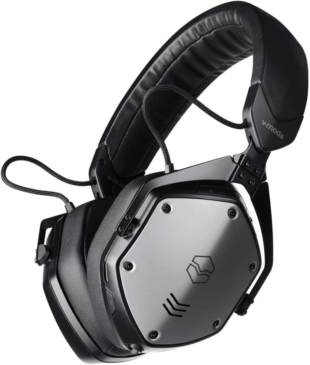 Matte Black Noise Cancelling Wireless Over-Ear Headphones Z383