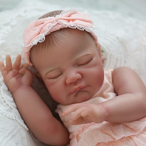20 Inch Lifelike Reborn Baby Doll with Soft Weighted Cloth Body J3861
