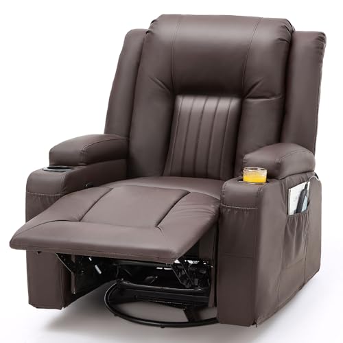 3 Pieces Black Leather Recliner Sofa Set T96392