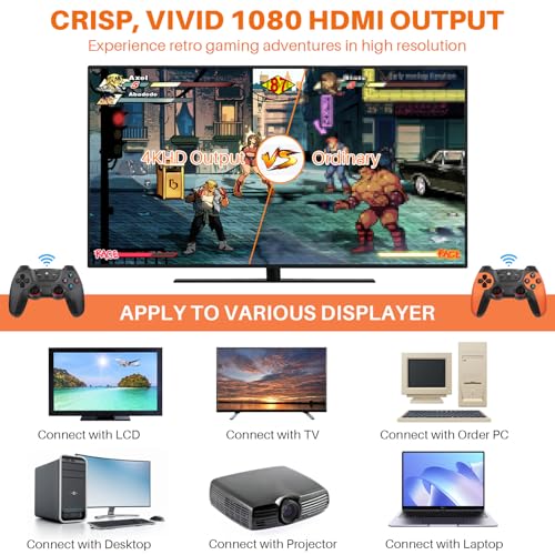 64G Retro Game Console with Wireless Double Handle P11191