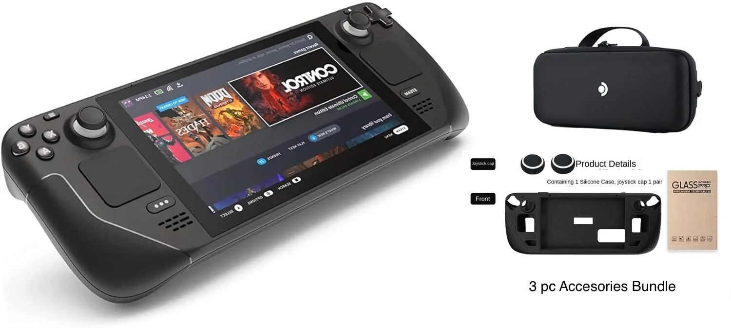 1TB Handheld Gaming Console with Carrying Case U756726