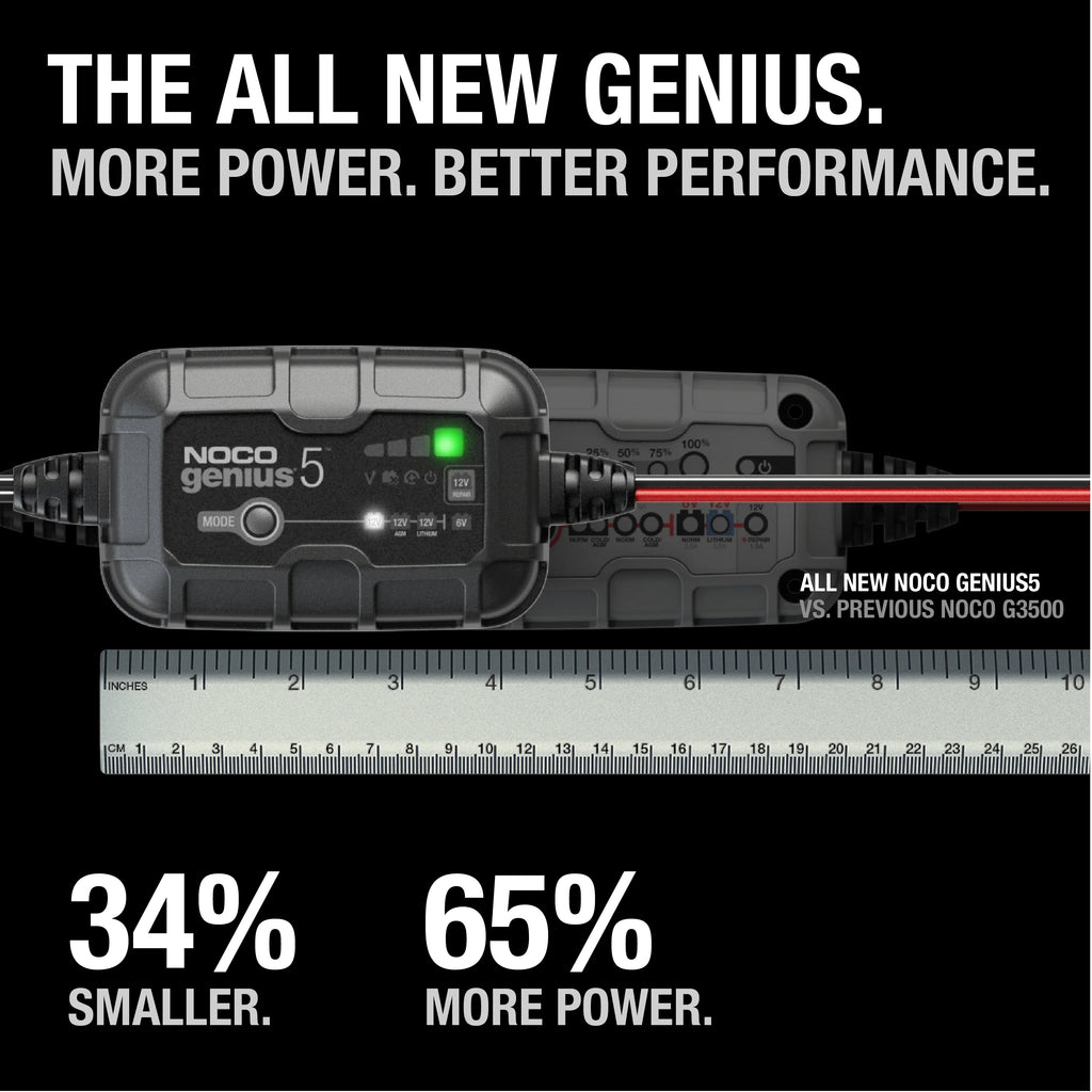 6V/12V 5A Smart Battery Charger and Maintainer J5373
