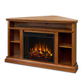 51" Corner Electric Fireplace TV Stand in Oak U62294