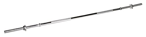 Cast Iron 1" Standard Weight Plates with 5FT Standard Barbell Bar & Star Locks V697