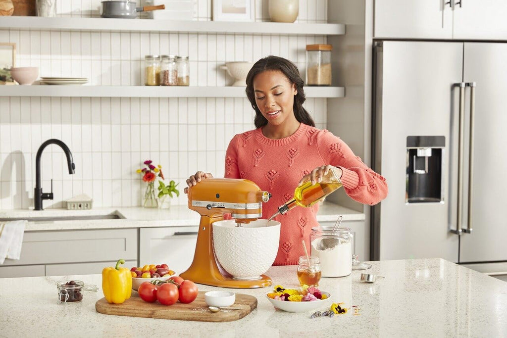 White Ceramic Bowl for Stand Mixers T64327