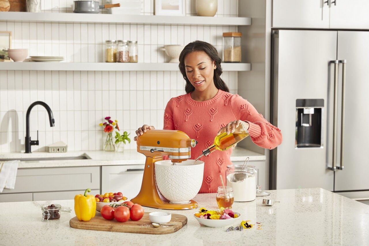 White Ceramic Bowl for Stand Mixers T64327