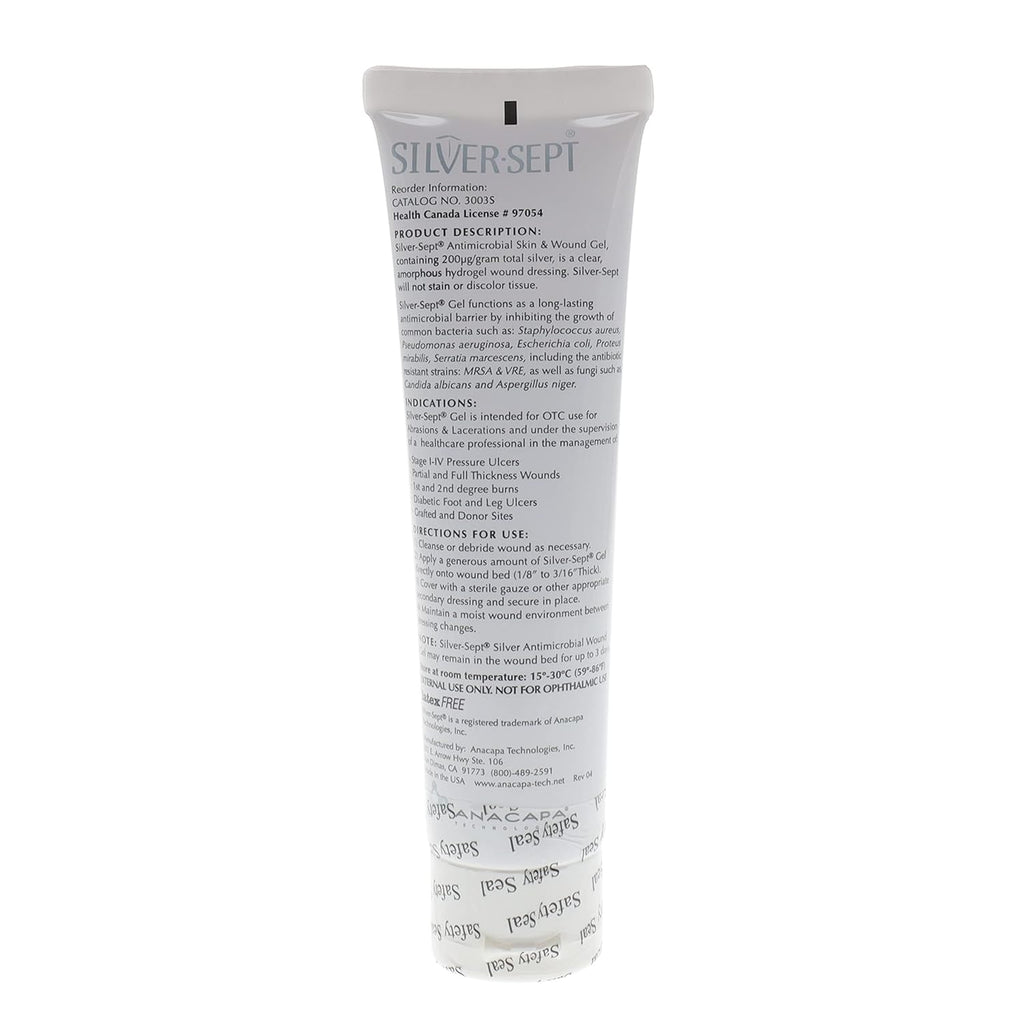 Silver Skin and Wound Gel, 3 oz. Tube Z532299