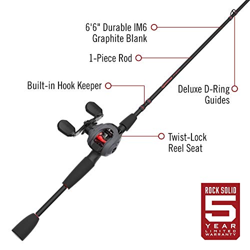 6'6" IM6 Graphite Baitcast Reel and Fishing Rod Combo Z465