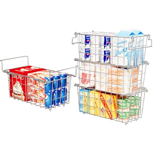 Adjustable Expandable Freezer Organizer Bins D145