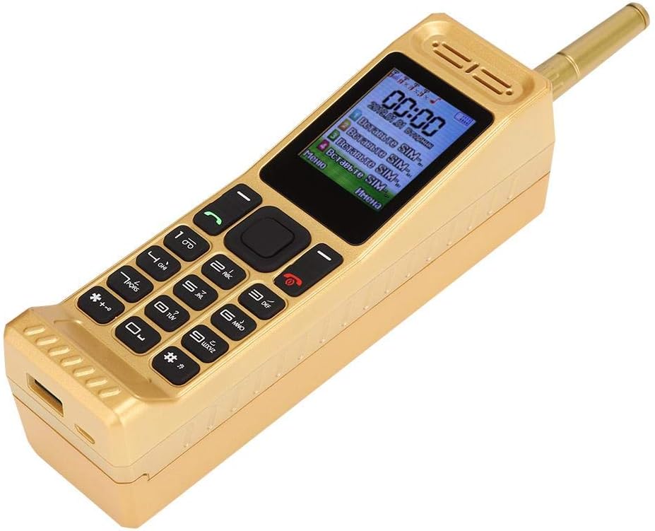 Black Quad-Band 2G GSM Retro Mobile Phone Y985