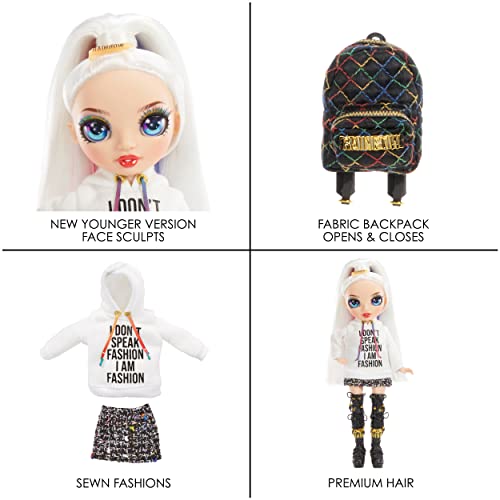 9" Rainbow Posable Fashion Doll with Designer Accessories and Backpack E217587