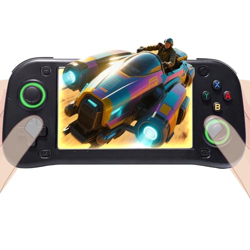Retro Handheld Game Console with 4.3" IPS Screen, 64GB Memory Card, 3500mAh Battery E930825