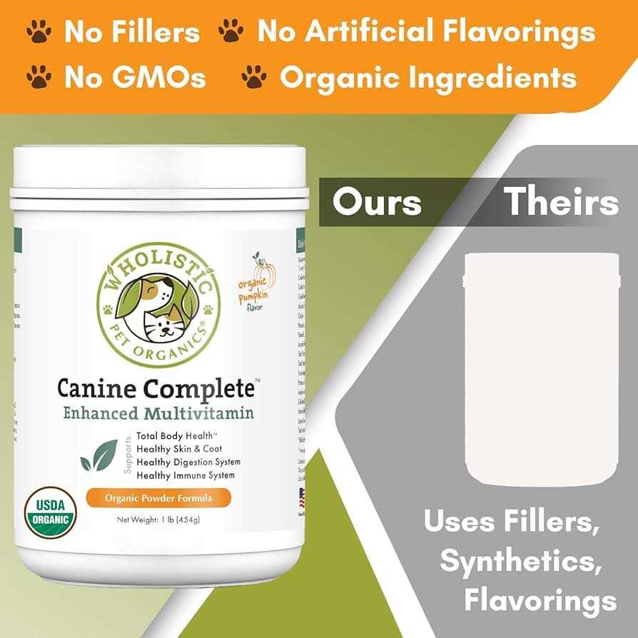 Organic Pumpkin Supplement for Dogs C711