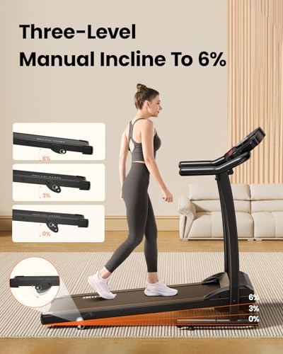 3.0HP Folding Treadmill with Incline Q33698