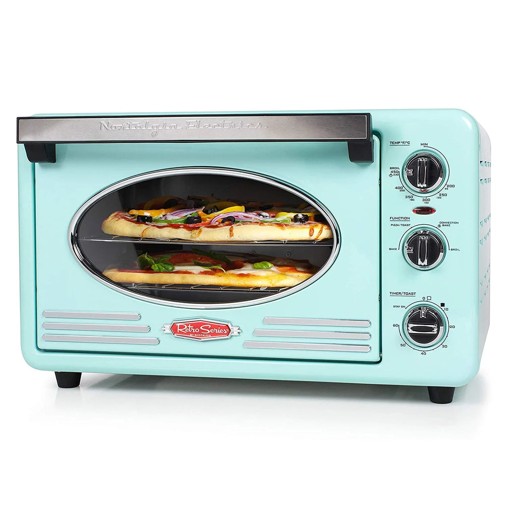 Retro 12-Slice Convection Toaster Oven, Aqua I33826