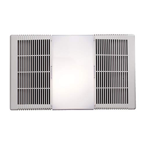 White Ceiling Exhaust Fan and Light Combo, 70 CFM J25169