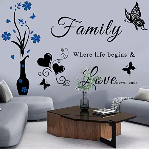 Inspirational Family Quote Vinyl Wall Decal D3149
