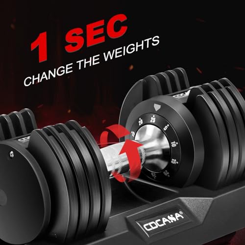 Adjustable 25lb/55lb Dumbbell Set V37437