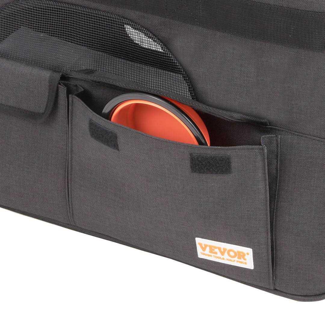 Cat Carrier with Wheels Rolling Pet Carrier with Telescopic Handle and Shoulder Strap Y890515