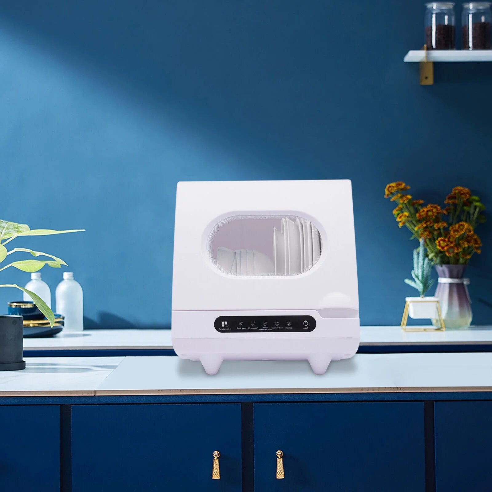 Portable Countertop Compact Dishwasher 5 Programs T79414