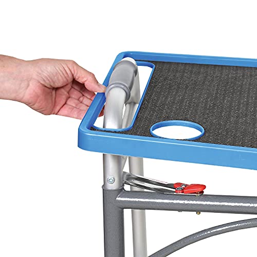 Black Non Slip Walker Tray Table (21"x16") X9297