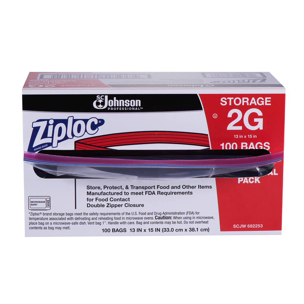 2 Gallon 100 Ct Storage Bags K3452